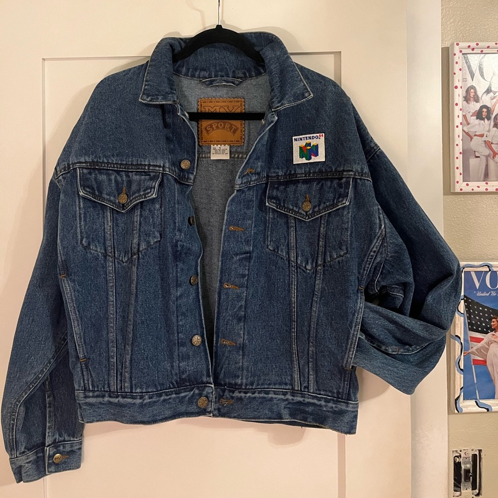 Vintage Nintendo Men’s Jean jacket